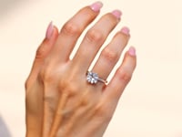 1 1/2 Carat Round Lab Grown IGI G/VS1 Diamond Solitaire Ring in Sterling Silver